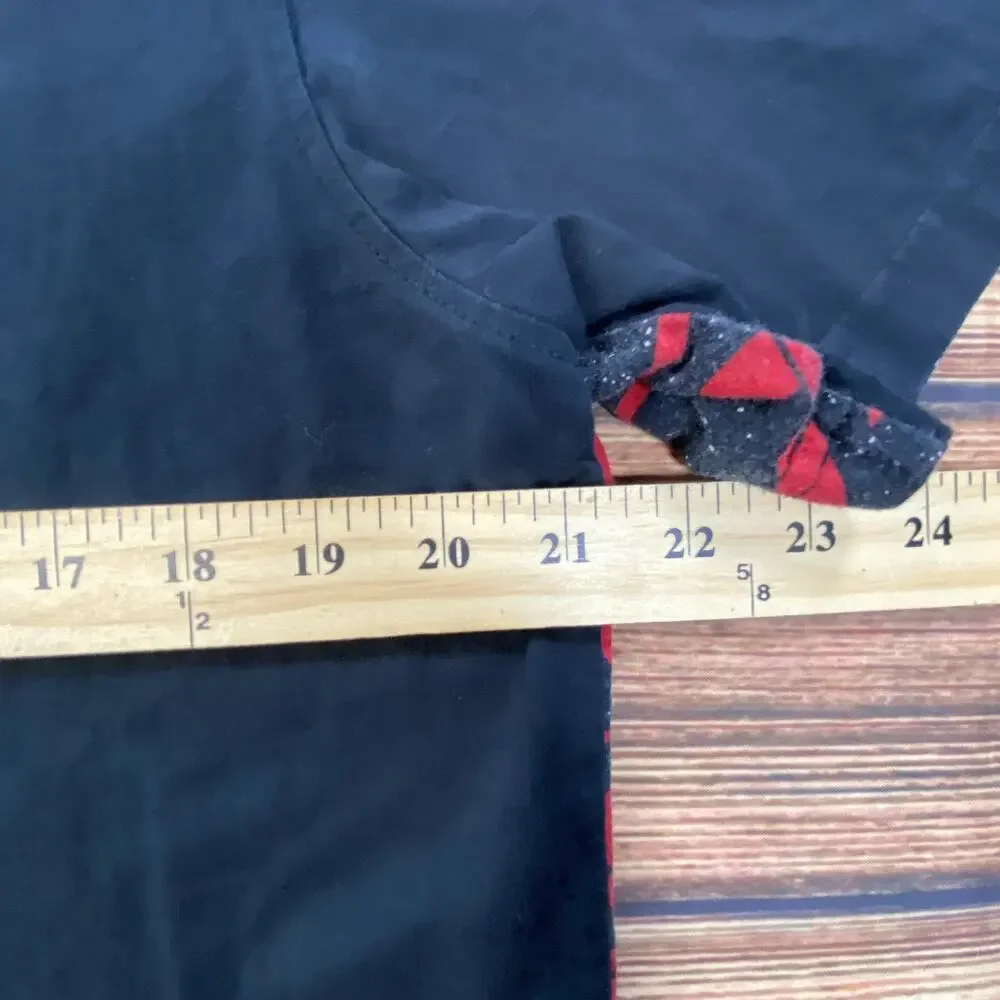 Y2k Nike Air Jordan Shirt Mens XL Black Red Jumpman All Over Print T Shirt